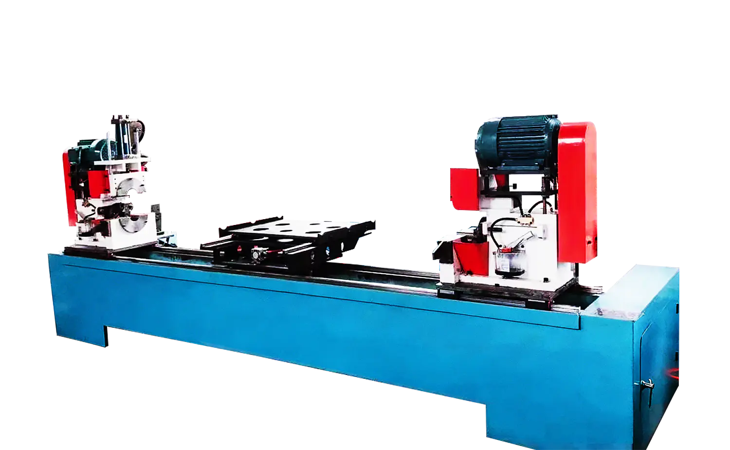 Hydrauliczna maszyna do fazowania rur z podwójną głowicą serii DEF PV